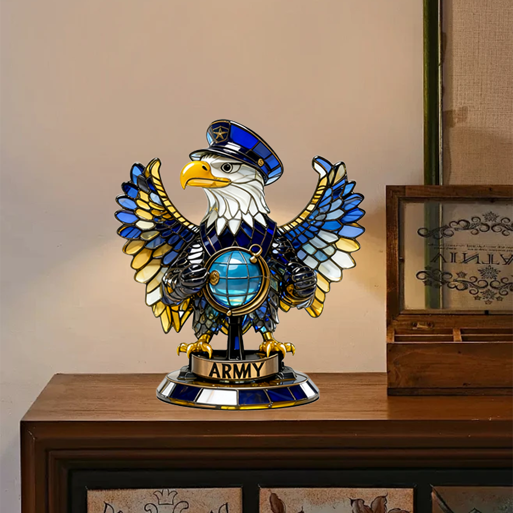 🇺🇸 Stained Glass Eagle Sculpture — The Spirit of Freedom