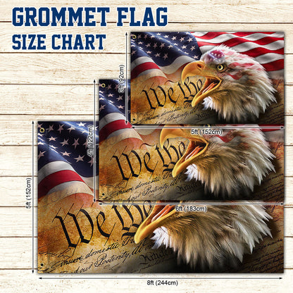 Eagle American Grommet Flag We The People BNL316GFv1