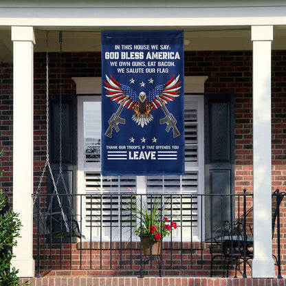 Memorial Day FLAGWIX Patriotic Eagle Flag God Bless America We Salute Our Flag Thank Our Troops MLN2749F