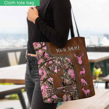 Country Girl - Hunting Personalized Tote Bag