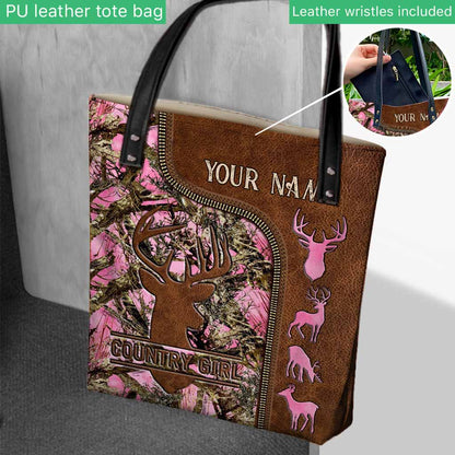 Country Girl - Hunting Personalized Tote Bag