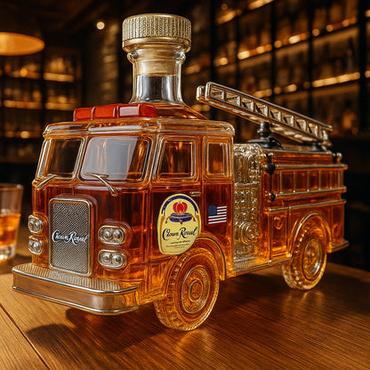 Fire Truck Whiskey Bottle