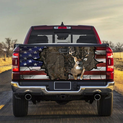 Outdoor Is My Life - Independence Day Hunting Truck Tailgate Decal