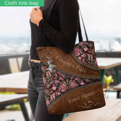 Country Girl - Hunting Personalized Tote Bag