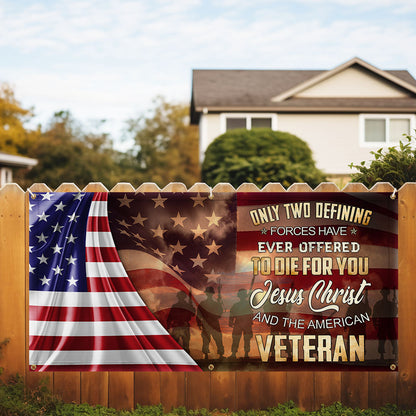 Memorial Day Owe To God And The American Veteran Fence Banner MLN2651FB