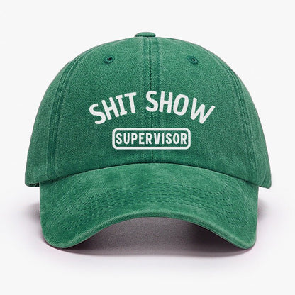Shit Show Supervisor Funny Cap (Free Customization)