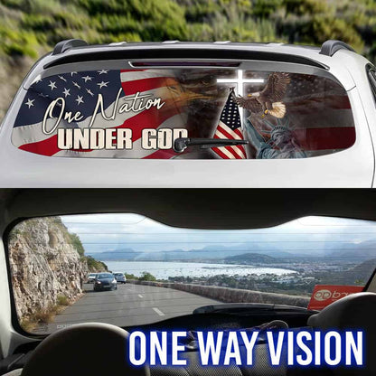 One Nation Under God Rear Window Decal PN262CD