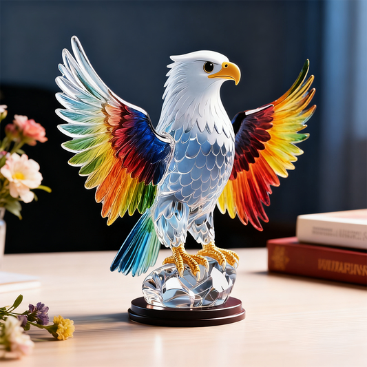 🇺🇸 Stained Glass Eagle Sculpture — The Spirit of Freedom