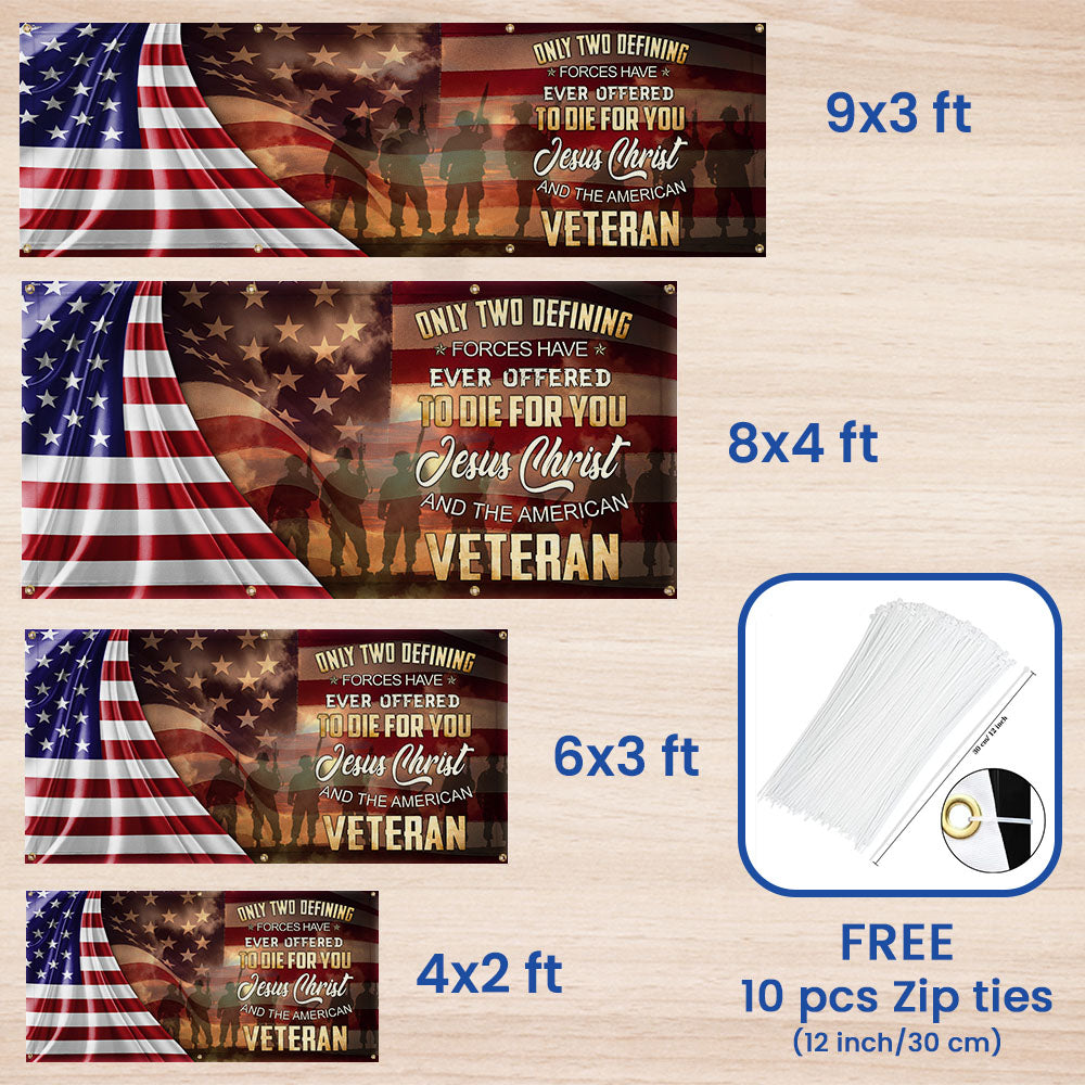 Memorial Day Owe To God And The American Veteran Fence Banner MLN2651FB