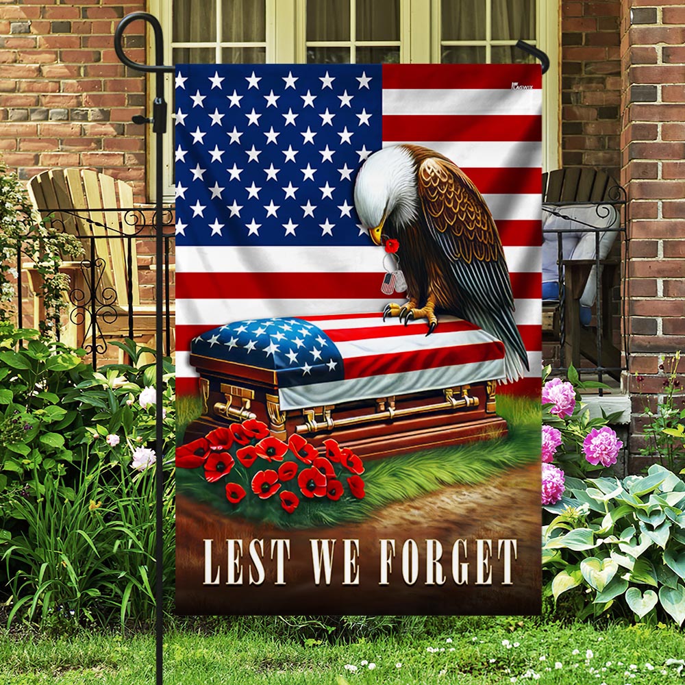 Lest We Forget Memorial Day American Flag TPT1591F
