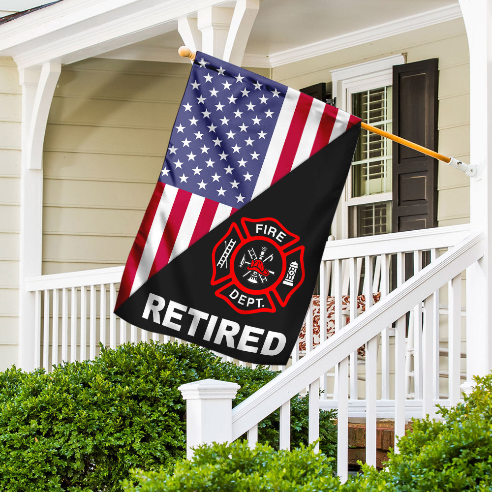 Retired Firefighter Flag TRL1073F