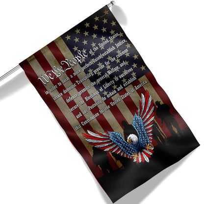 Flagwix American Flag - American Patriotic Eagle, We The People of the United States Flag TPT880F