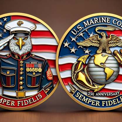 🎖️U.S  250th Anniversary Veteran's Tribute Eagle Coin