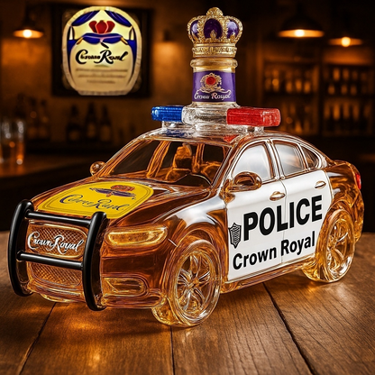 Police Car Whiskey Bottle