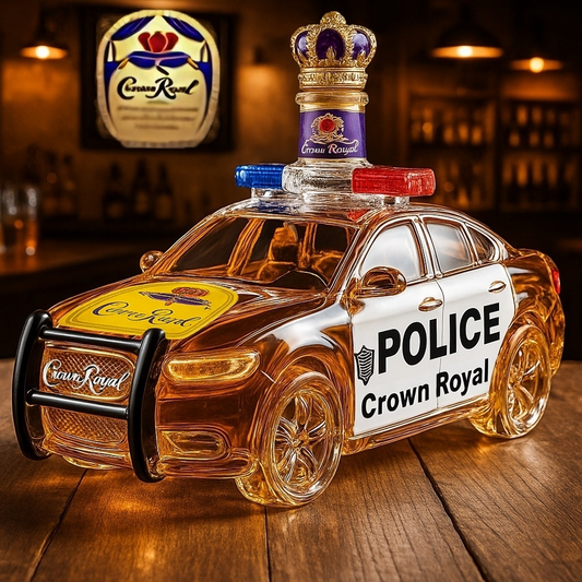 Police Car Whiskey Bottle