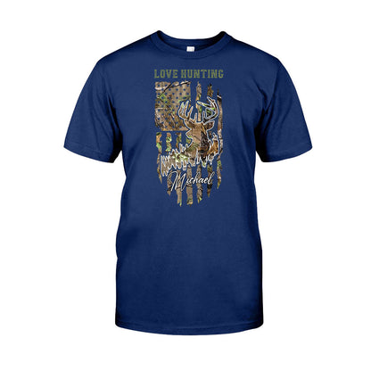 Love Hunting - Personalized Hunting T-shirt And Hoodie