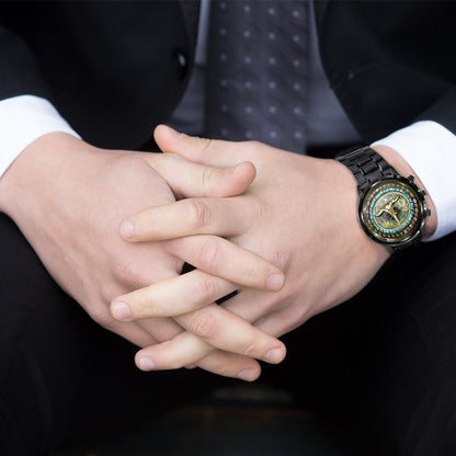 Bull Skull Hunting - Personalized Hunting Hand Watch