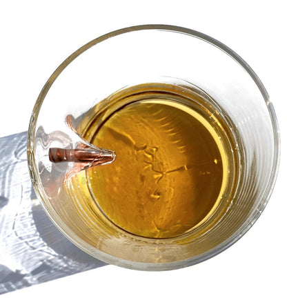 Love Hunting - Personalized Hunting Bullet Whiskey Glass