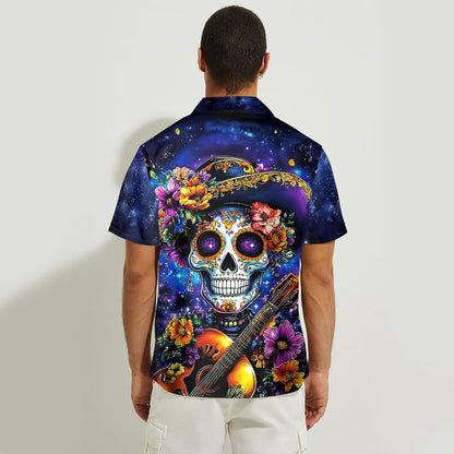 Till Death Do Us Part - Personalized Skull Hawaiian Shirt & Sleeveless Dress