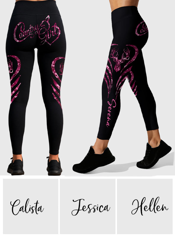 Country Girl - Personalized Hunting Leggings