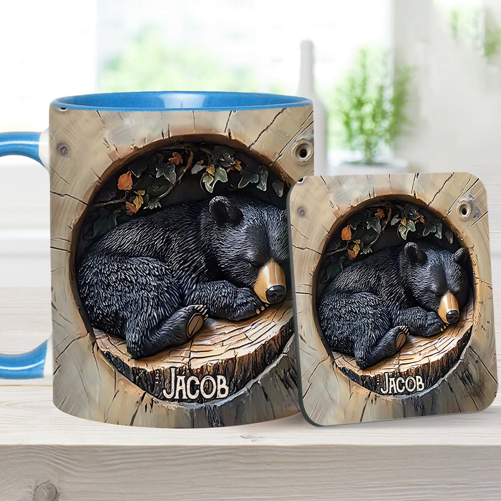Black Bear - Personalized Hunting Accent Mug