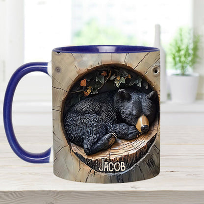 Black Bear - Personalized Hunting Accent Mug