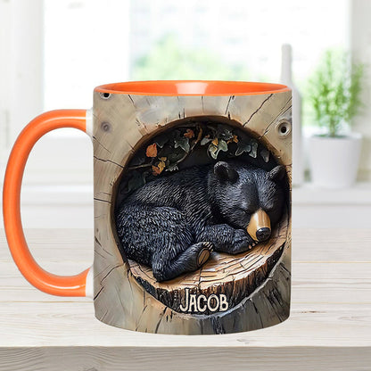 Black Bear - Personalized Hunting Accent Mug