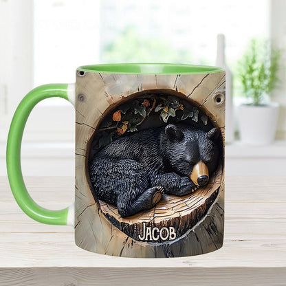 Black Bear - Personalized Hunting Accent Mug