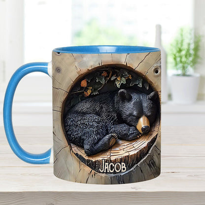 Black Bear - Personalized Hunting Accent Mug