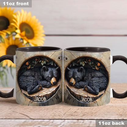 Black Bear - Personalized Hunting Accent Mug