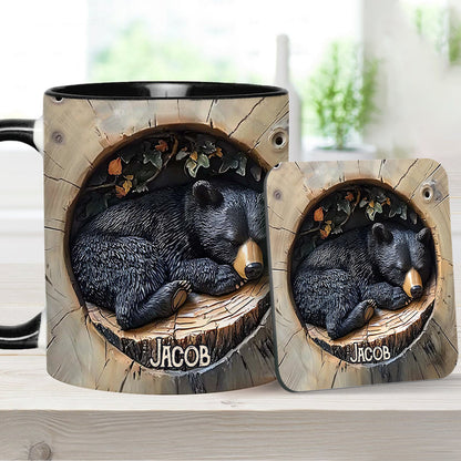 Black Bear - Personalized Hunting Accent Mug
