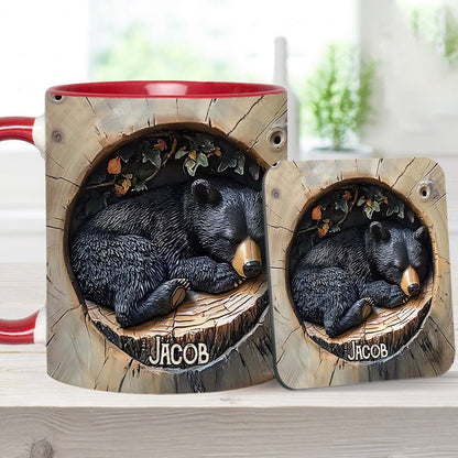 Black Bear - Personalized Hunting Accent Mug