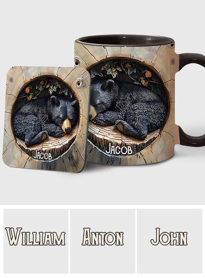 Black Bear - Personalized Hunting Accent Mug