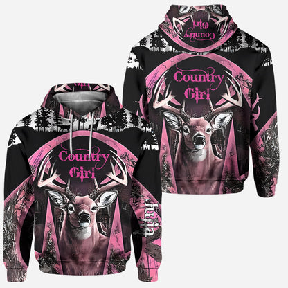 Country Girl - Personalized Hunting Hoodie and Leggings