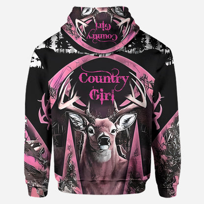 Country Girl - Personalized Hunting Hoodie and Leggings
