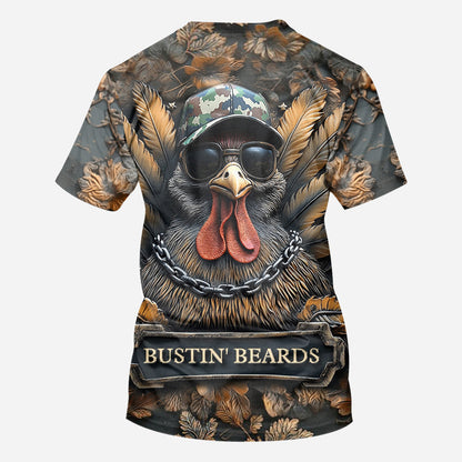 Bustin' Beards - Personalized Hunting All Over Shirt