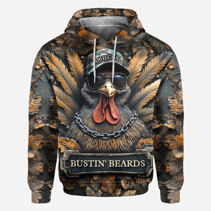 Bustin' Beards - Personalized Hunting All Over Shirt