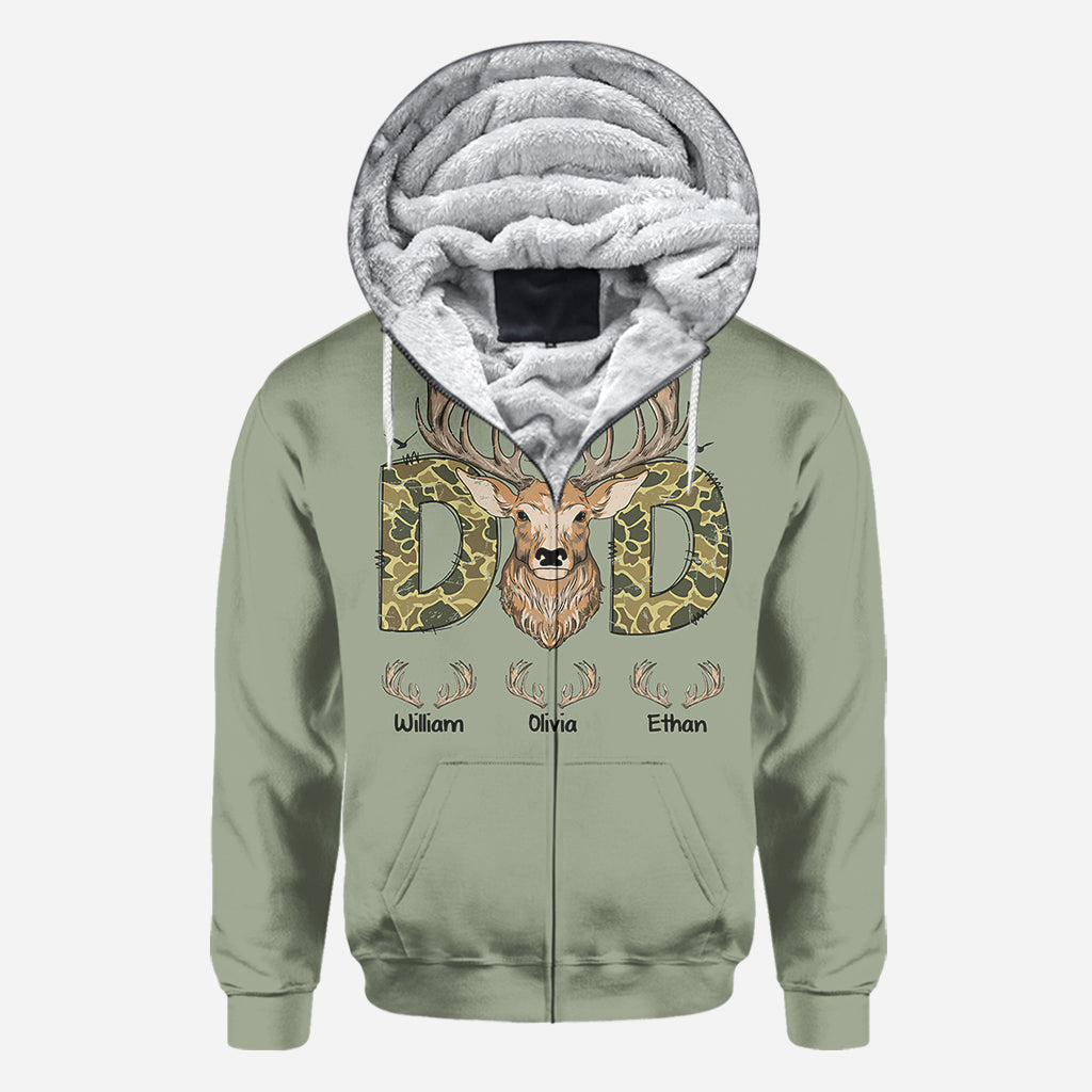 Best Dad Ever - Personalized Hunting All Over Shirt