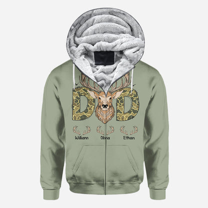 Best Dad Ever - Personalized Hunting All Over Shirt