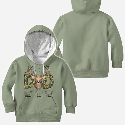 Best Dad Ever - Personalized Hunting All Over Shirt