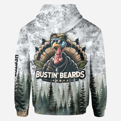 Bustin' Beards - Personalized Hunting All Over Shirt
