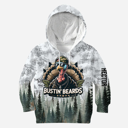 Bustin' Beards - Personalized Hunting All Over Shirt