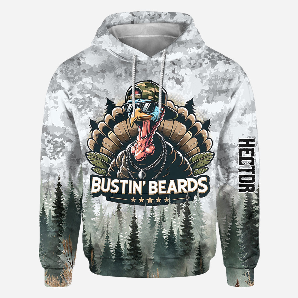 Bustin' Beards - Personalized Hunting All Over Shirt