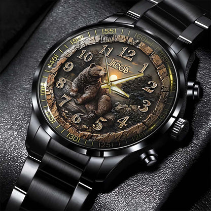 Strong Bear - Personalized Hunting Hand Watch