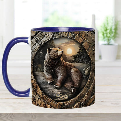 Strong Bear - Personalized Hunting Accent Mug