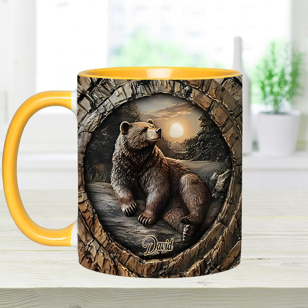 Strong Bear - Personalized Hunting Accent Mug