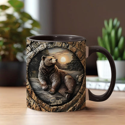 Strong Bear - Personalized Hunting Accent Mug