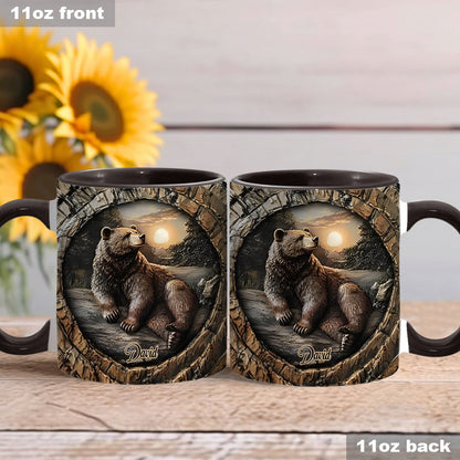 Strong Bear - Personalized Hunting Accent Mug