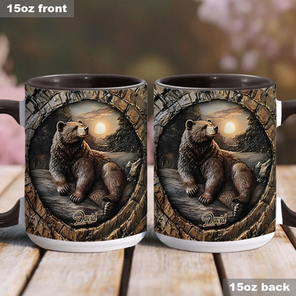 Strong Bear - Personalized Hunting Accent Mug