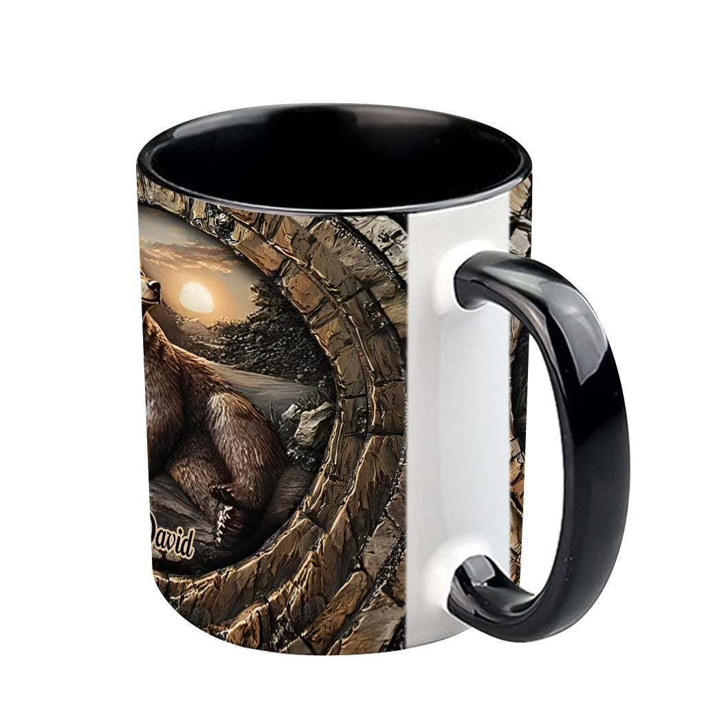 Strong Bear - Personalized Hunting Accent Mug